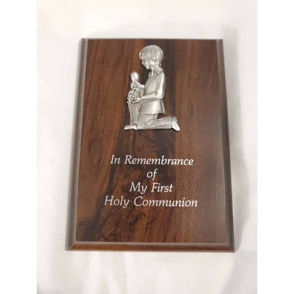 First Holy Communion Plaque For Boys